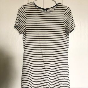 Striped t shirt dress